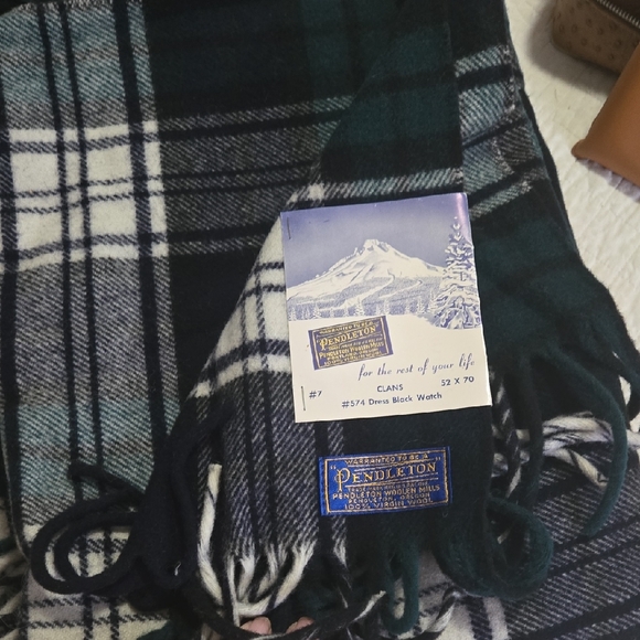 Pendleton Other - Pendleton Wool Tartan Stadium Blanket Vintage 1960s NWT Ralph Lauren Christmas